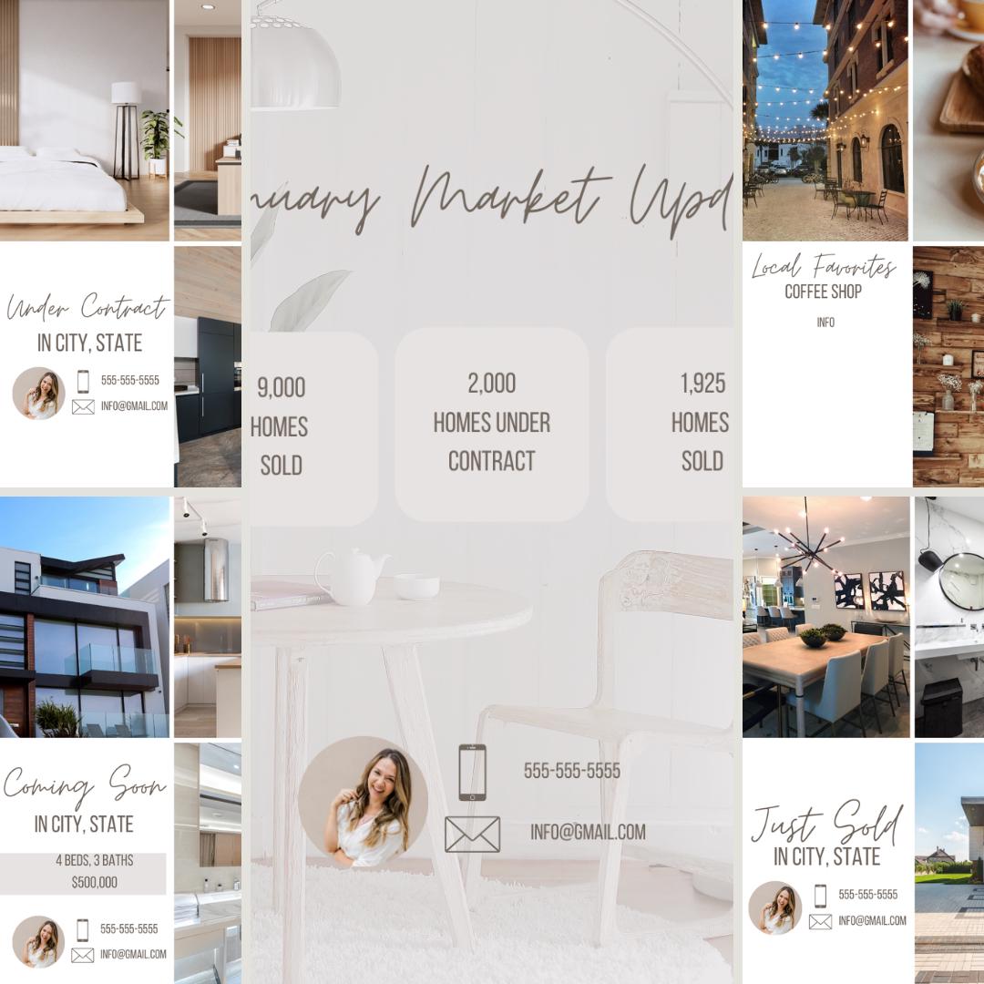 Realtor Email Template Realtor Email Templates: Real Estate Marketing, Editable in Canva ...