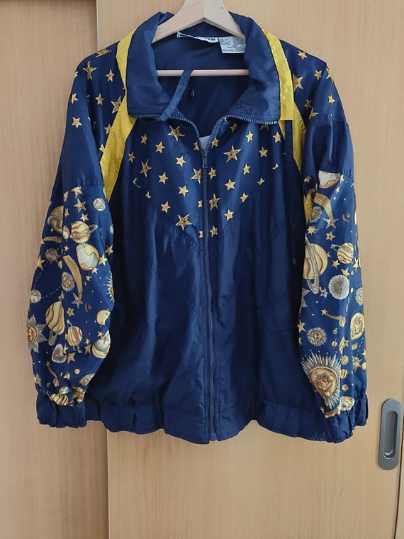 Vintage windbreaker, wear2bseen, 80's style, Plane