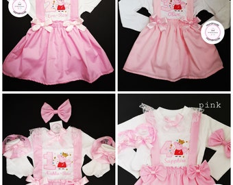 Peppa Birthday Outfit 6m-5years