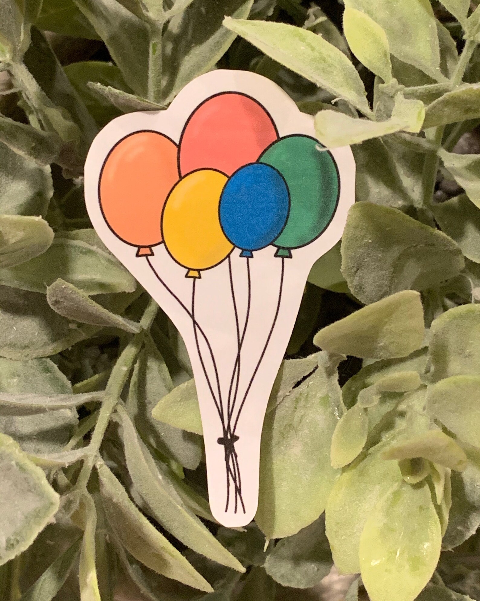 Balloon sticker colorful waterproof sticker balloons Etsy