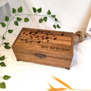 Personalized Wooden Box, Gift For Brother, Gift For Friend, Men Box, Boxes Wholesale, Custom Box, Keepsake Box, Memory Box