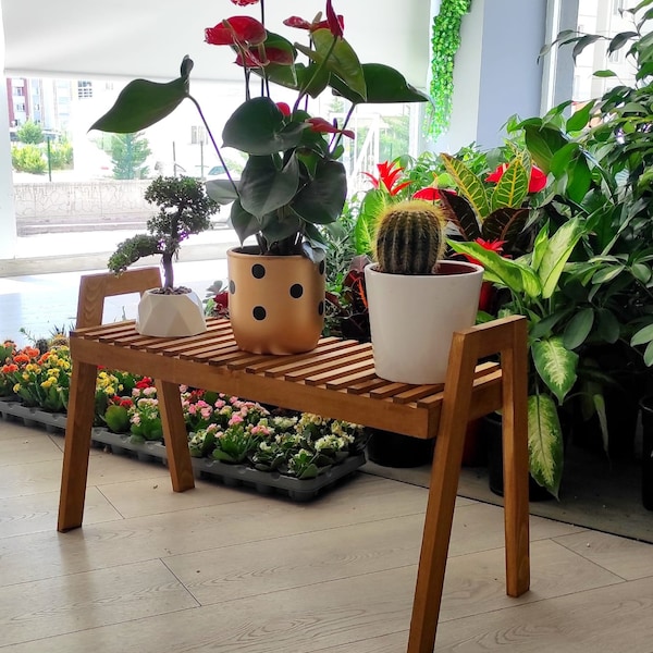Plant stands for indoor plants. Riser Stand for Plant Pots. Plant Riser Bench. Flower Pots Holder Bench. Pot Table. Stool for Plant  Pots.