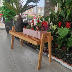 Blumenständer für Zimmerpflanzen. Setzstand für Blumentöpfe. Pflanzen-Erhöher Bench. Blumentöpfe Halter Bench. Topf-Tisch. Blumenhocker / Hocker.