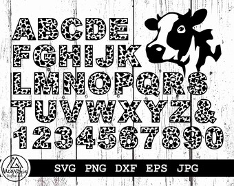 Download Cow Monogram Svg Etsy