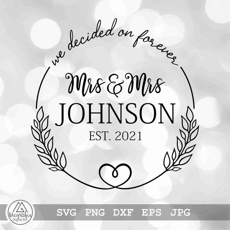 Download Clip Art Art Collectibles Jpg Wedding Svg Svg Dxf Mrs And Mrs Monogram Bride And Bride Svg Engaged Svg Mrs Mrs Svg Png Eps Instant Digital Download