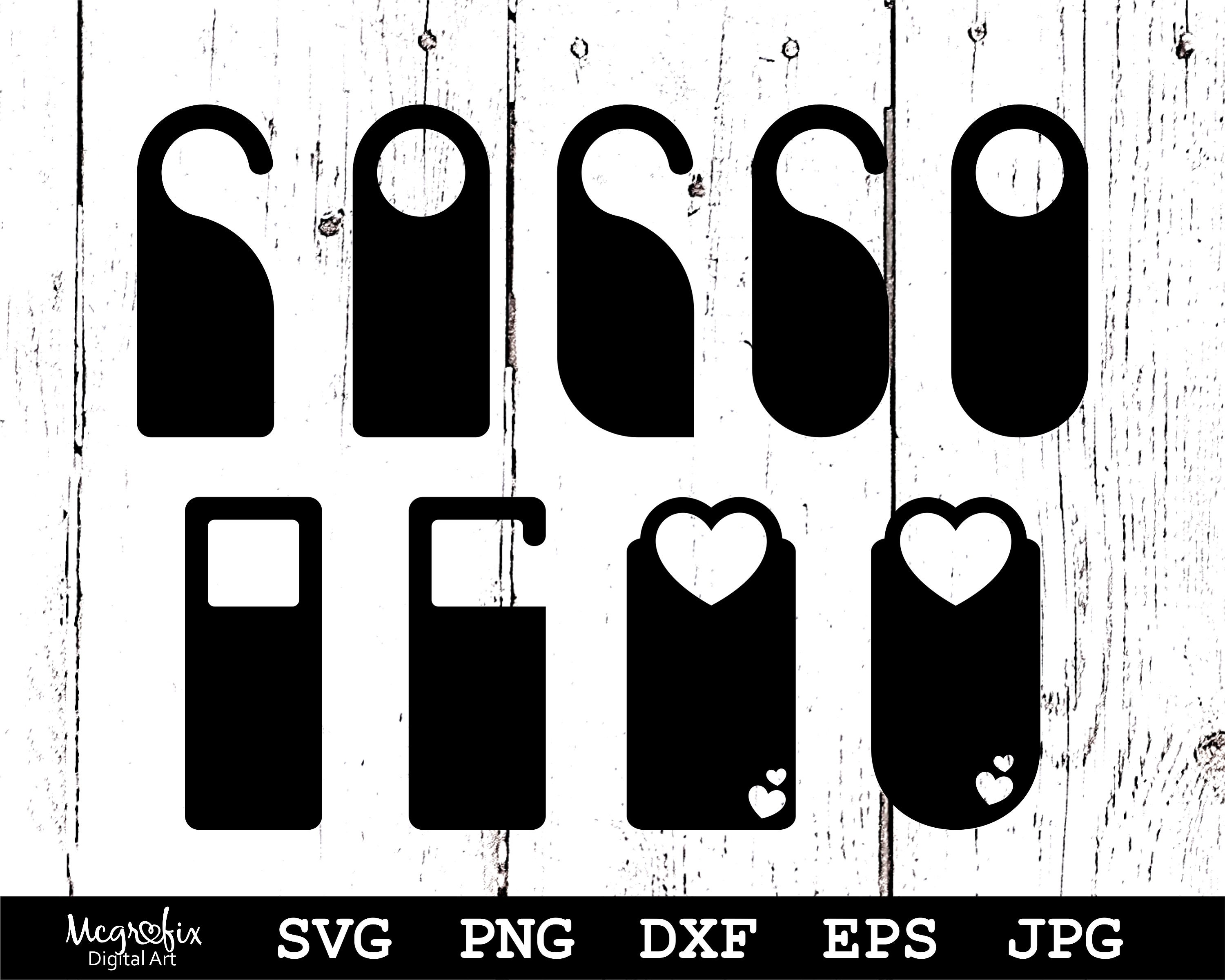 Door Hangers SVG Door Tag SVG Door Hanger Templates Svg Etsy UK