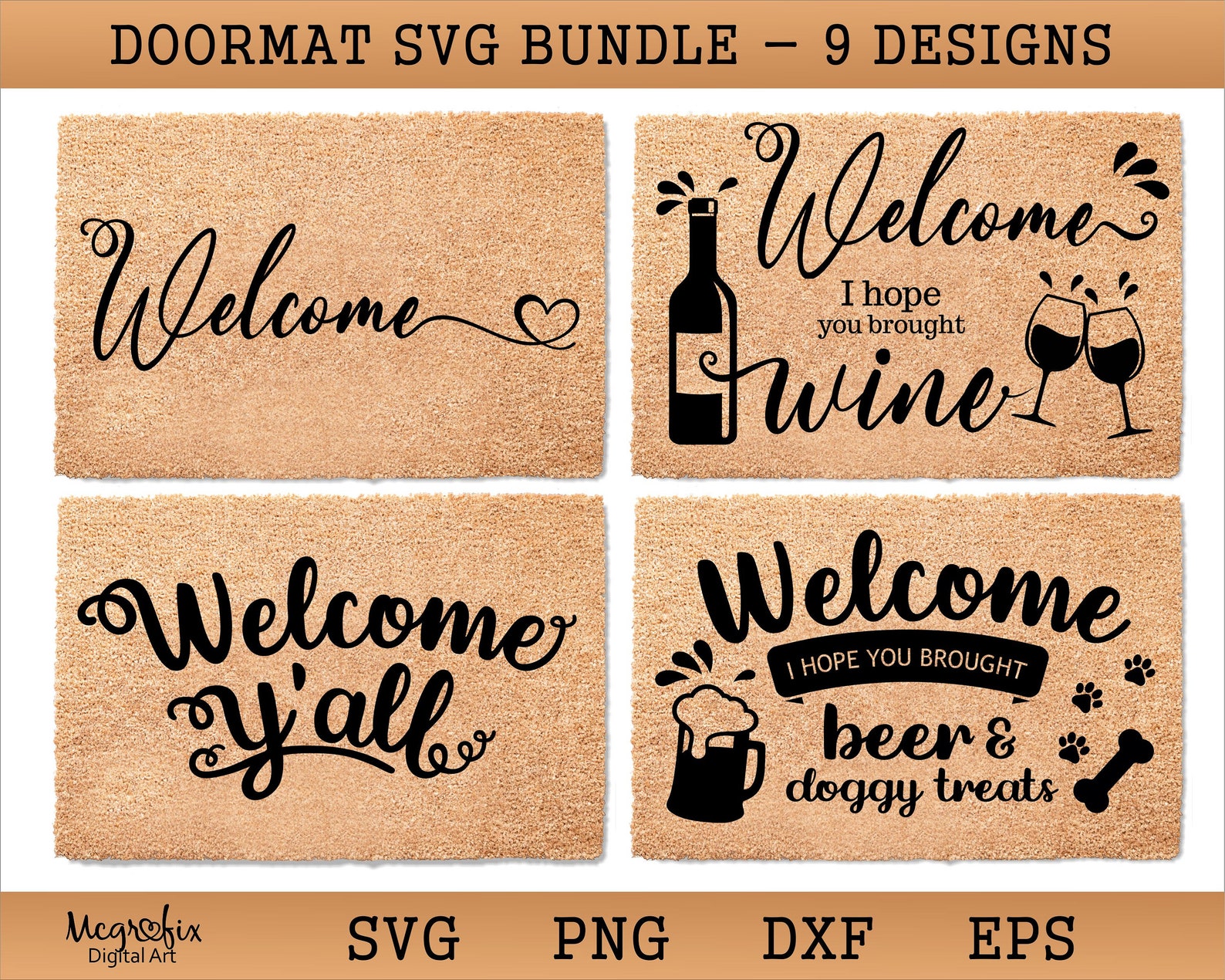 Doormat Bundle SVG Doormat SVG Doormat SVG Funny Etsy