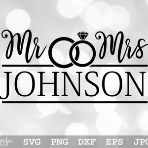 M. et Mme monogramme SVG | Mariage monogramme Svg | Monsieur et Madame SVG | Mariée SVG | Marié Svg | Téléchargement instantané | Fichiers svg, png, eps, dxf, jpg.