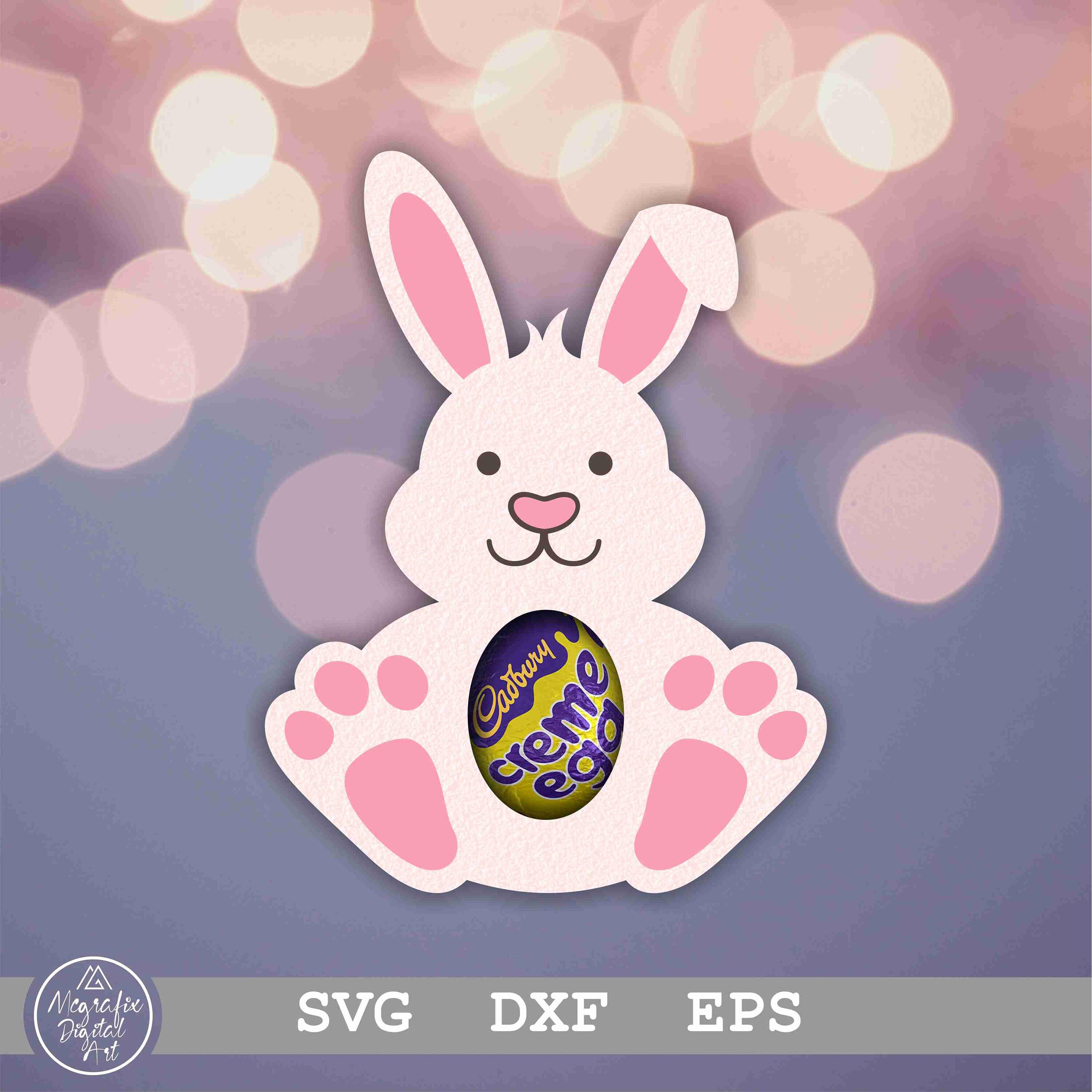 Bunny Egg Holder SVG Egg Holder SVG Easter Bunny SVG Etsy