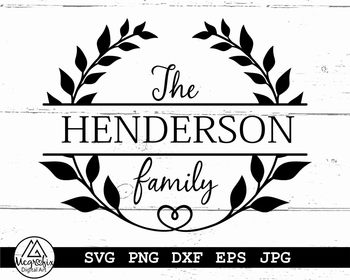 Free Free 294 Monogram Family Name Svg SVG PNG EPS DXF File
