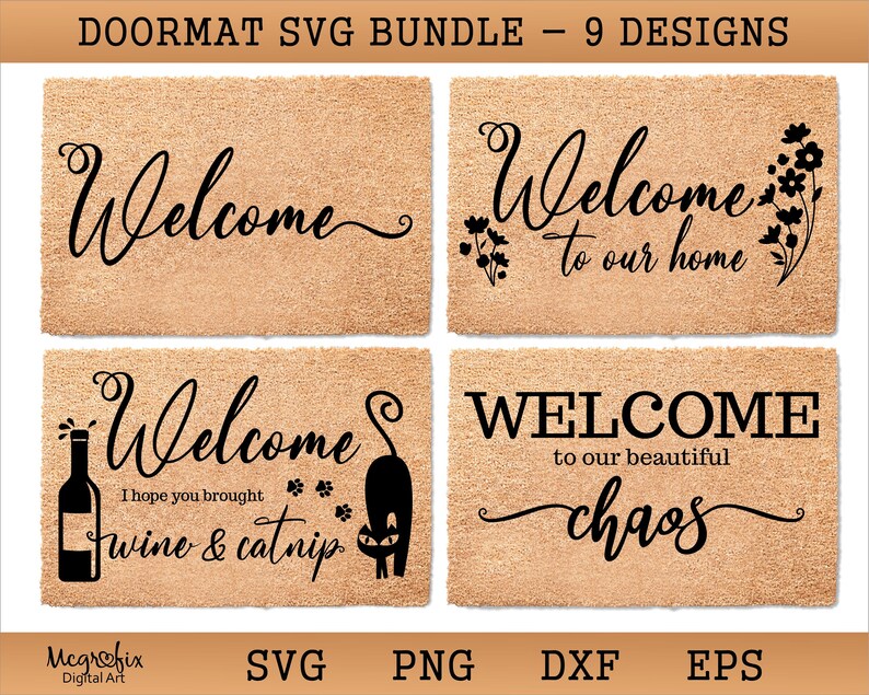 Doormat Bundle SVG Doormat SVG Doormat SVG Funny Etsy
