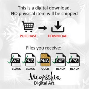 40 & Fabulous SVG: 40th Birthday Cut File with Gold Glitter PNG included (Instant Download) image 4