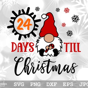 Christmas Countdown Svg Days Till Christmas Svg Christmas - Etsy