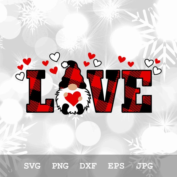 Download Valentine Gnome Svg Love Svg Instant Digital Download Printable Includes Svg Png Eps Dxf Jpg