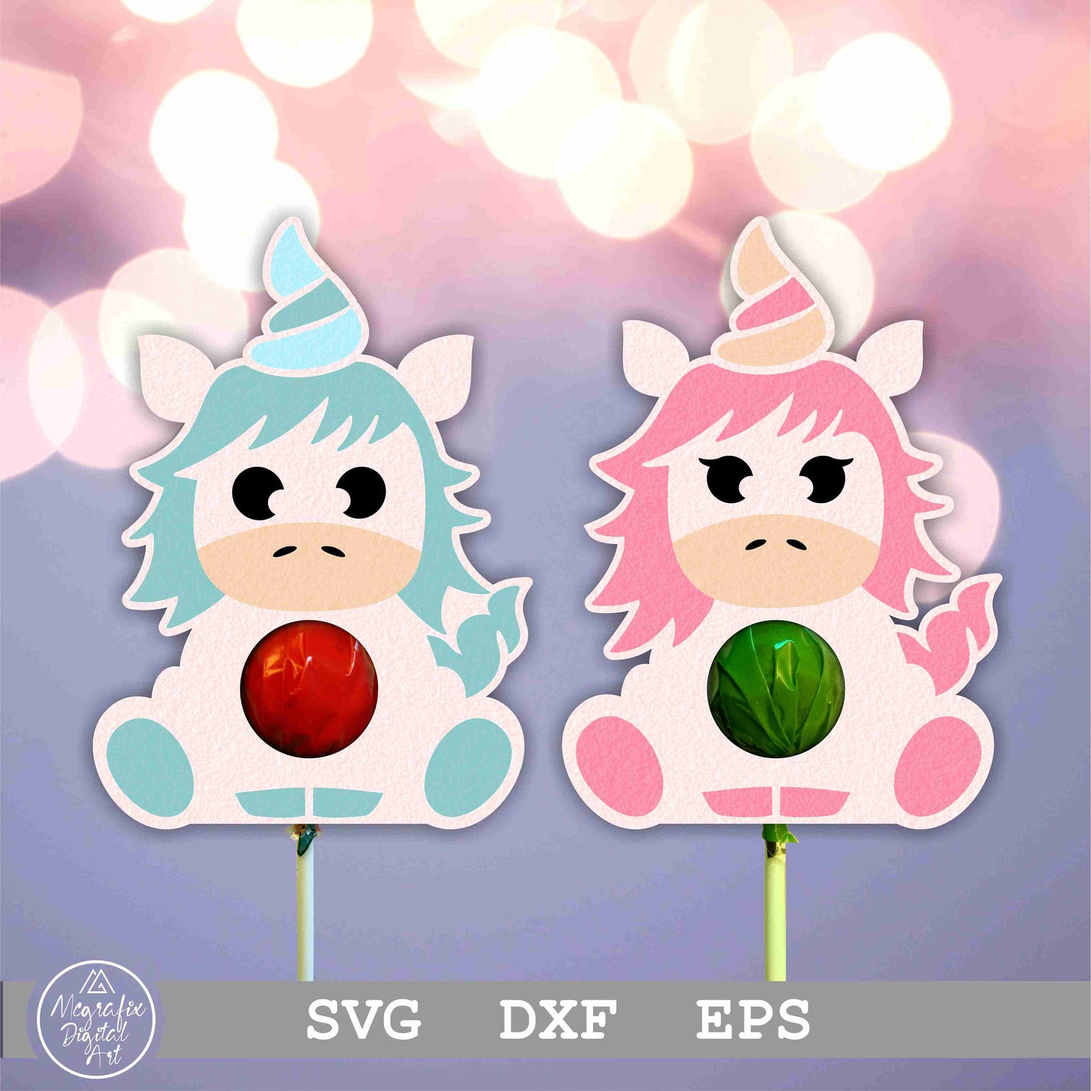 Unicorn Lollipop Holder SVG Lollipop Holder SVG Unicorn | Etsy
