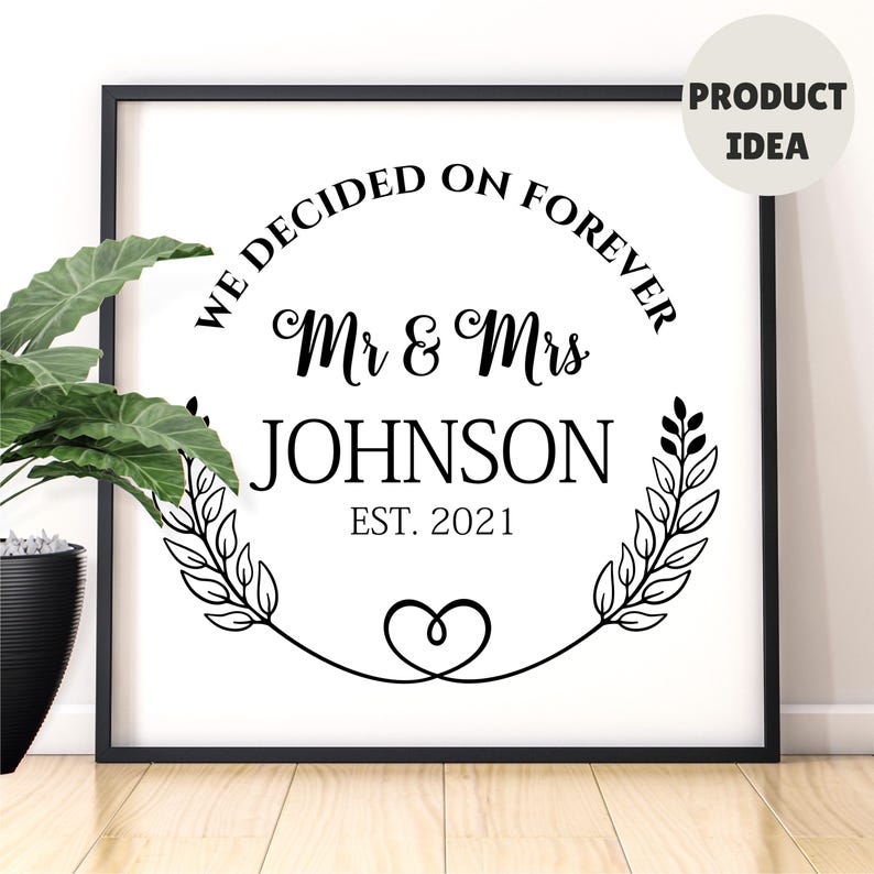 Bride and Groom SVG Wedding Day