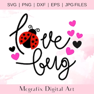 Coccinella dell'amore SVG Il mio piccolo San Valentino SVG Coccinella SVG Scarabeo SVG Coccinella Coccinella Clipart Download immediato svg png dxf jpg