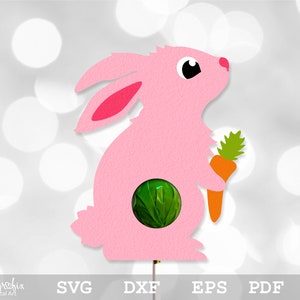 Bunny Lollipop Holder SVG  Lollipop Holder SVG  Lollipop SVG  Bunny Svg  Easter Bunny Svg  Instant download  svg eps dxf pdf files