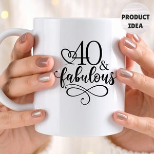 Birthday vector art bundle featuring forty themed designs