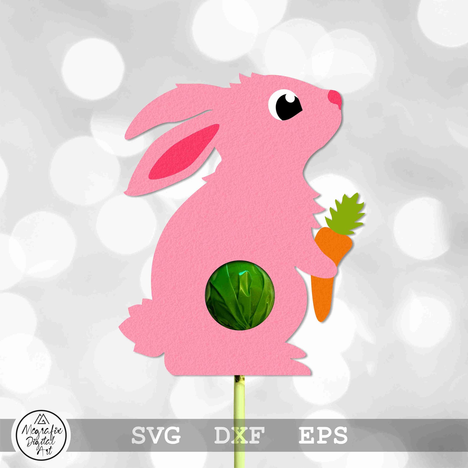 Bunny Lollipop Holder SVG Lollipop Holder SVG Bunny SVG | Etsy