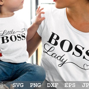 Boss Lady SVG / Little Boss SVG / Girl Boss SVG / Mom Life Svg / Lady Boss Svg / Boss Svg / Download immediato / svg, png, eps, dxf, jpg.