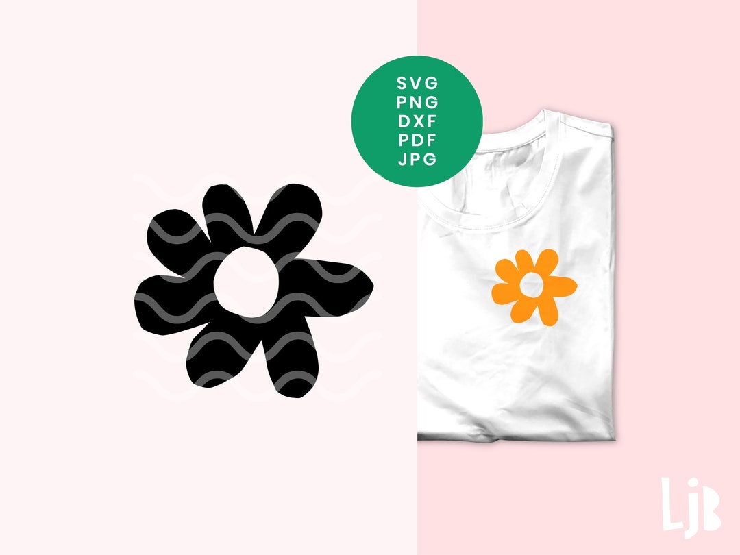 Flower No.1 Plotter File, Digital File for Cutting Plotters, T-shirt ...
