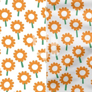 Sunflower, fabric pattern, spring, seamless pattern, endless pattern, surface pattern, digital pattern, floral pattern, pattern design