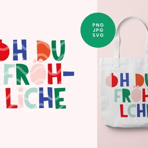 Oh du Fröhliche Plotterdatei: Weihnachtliches SVG-Design für Schneideplotter, Cricut, Grußkarten, T-Shirts und Bügelbilder