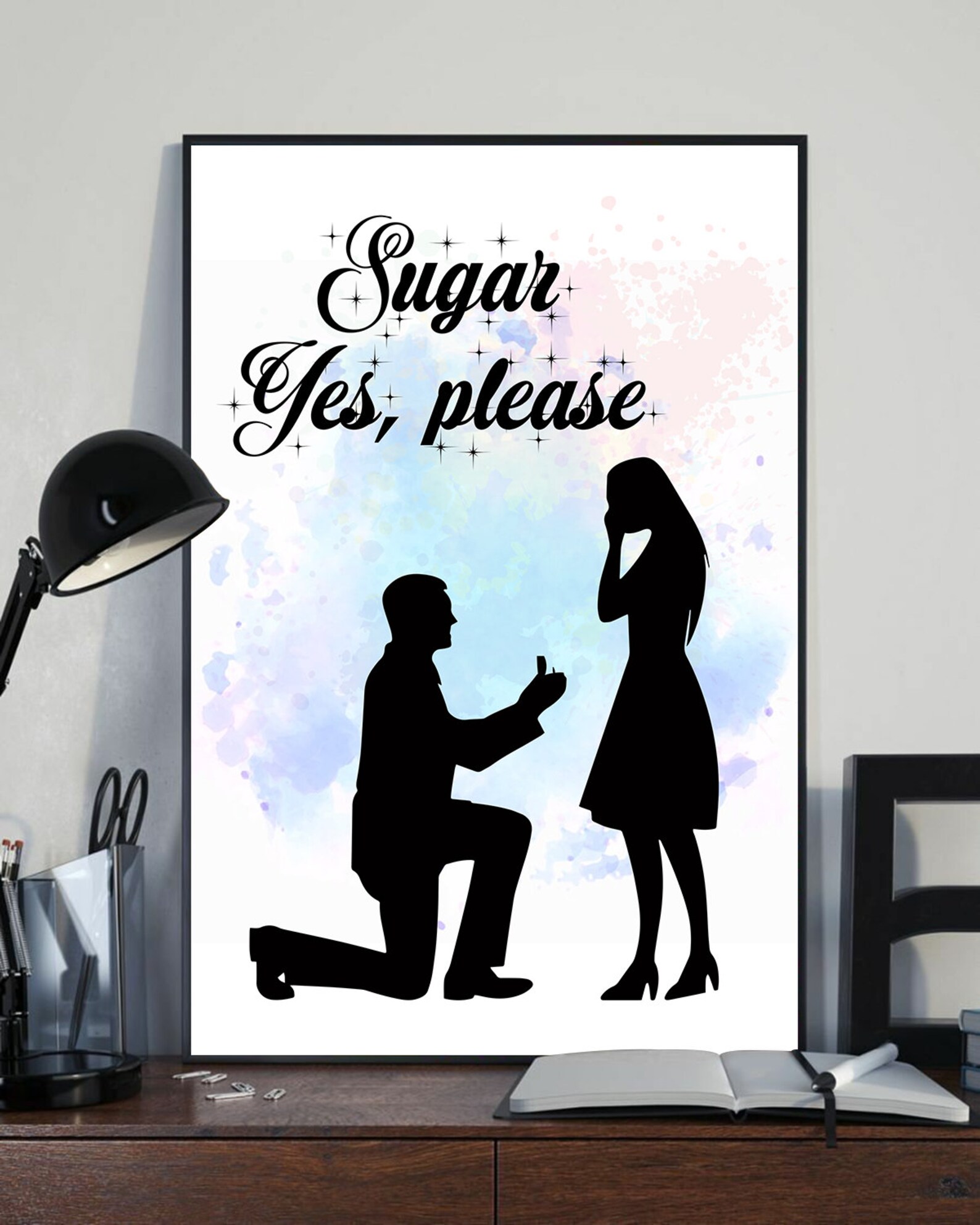 Sugar Yes Please Poster Maroon 5 Sugar Song Lyrics Poster Etsy