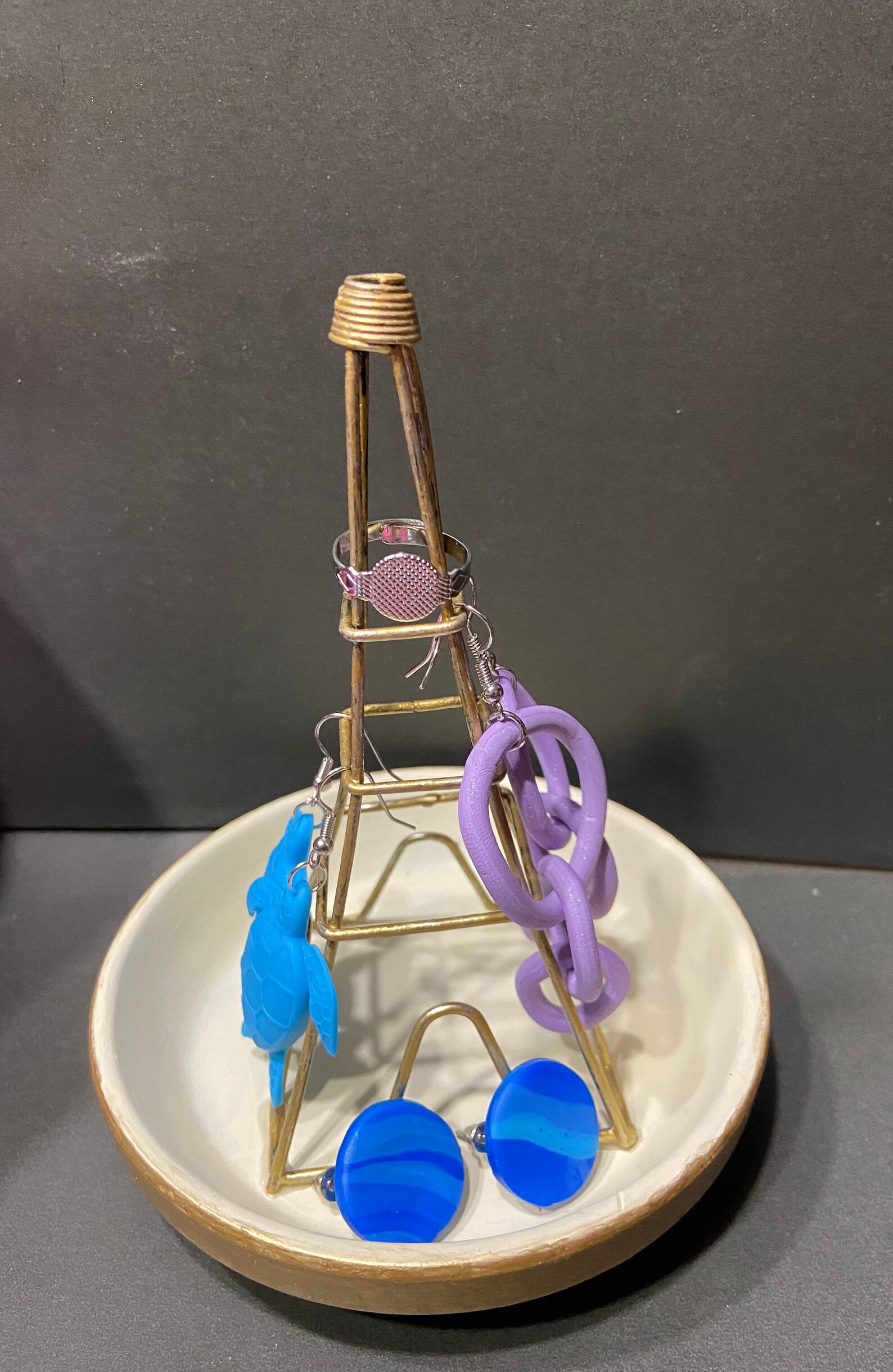 Eiffel Tower jewelry holder Etsy