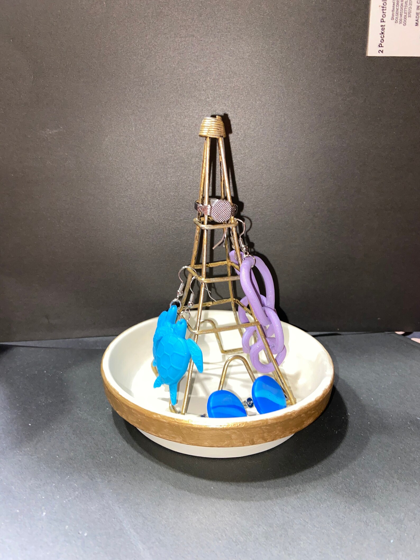 Eiffel Tower jewelry holder Etsy