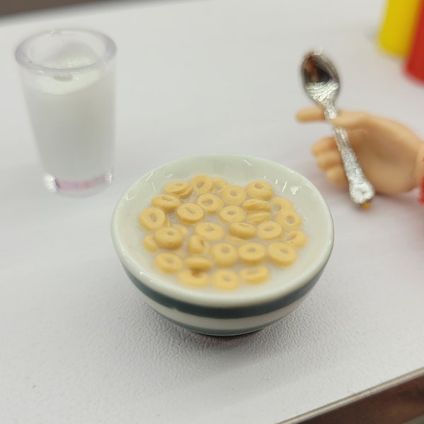 1:6 Cereal Oat Ohs Loops - 1/6 Miniature Food - Breakfast for Fashion Doll, Action Figure - Playscale Diorama