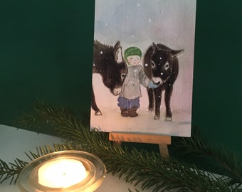 Kostenlose foto : Weihnachtsbaum, Weihnachtsmann, Schlafen, Kind, Jahrgang, klassisch, Weihnachten, xmas card, Grußkarte, Hintergrund, Advent, dekoriert, Kopieren Sie Platz, Rahmen, christmas motive, christmassy, Malerei, Geschichte, Tapisserie ...