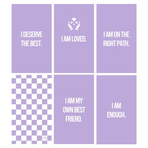 Baraja de afirmaciones positivas (40 cartas) *HECHA A PEDIDO*