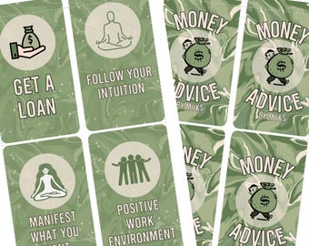 Imprimable : Oracle Money Advice (74 cartes) / Fichier PDF