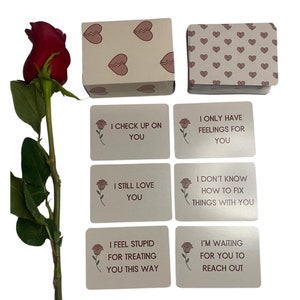 Separated Love Message Deck ( 108 cards )*MADE TO ORDER*