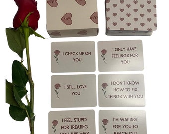 Separated Love Message Deck ( 108 cards )*MADE TO ORDER*