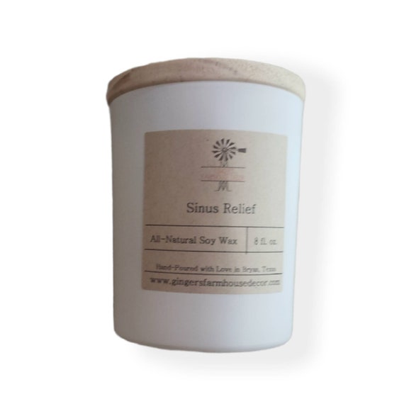 Sinus Relief Candles / Richly Scented / Cold Relief / Breathe Etsy