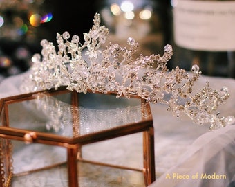 Bridal Tiara, Crystal Tiara, Crystal Wedding Crown, Rhinestone Tiara, Wedding Tiara, Bridal Headpiece