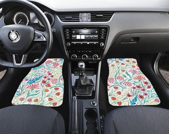 Garden Biology Car Floor Mats, Hippie Car Mat, Car Accessories Gifts, Stoner Gifts, Retro Car Accessories, Interior Car Decor, Vintage Car