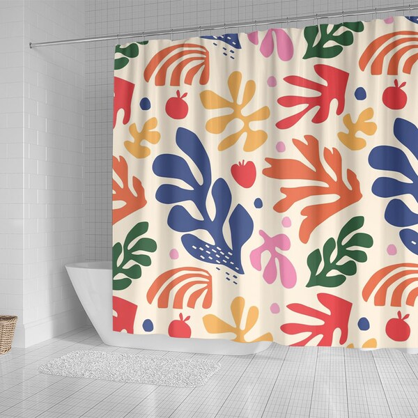 Shower Stall Curtain Etsy