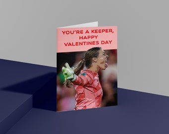 Mary Earps Keeper- Valentines Card