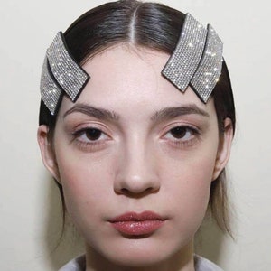 Wide Rhinestone Hair Clip
