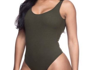 Low Back Tank Bodysuit