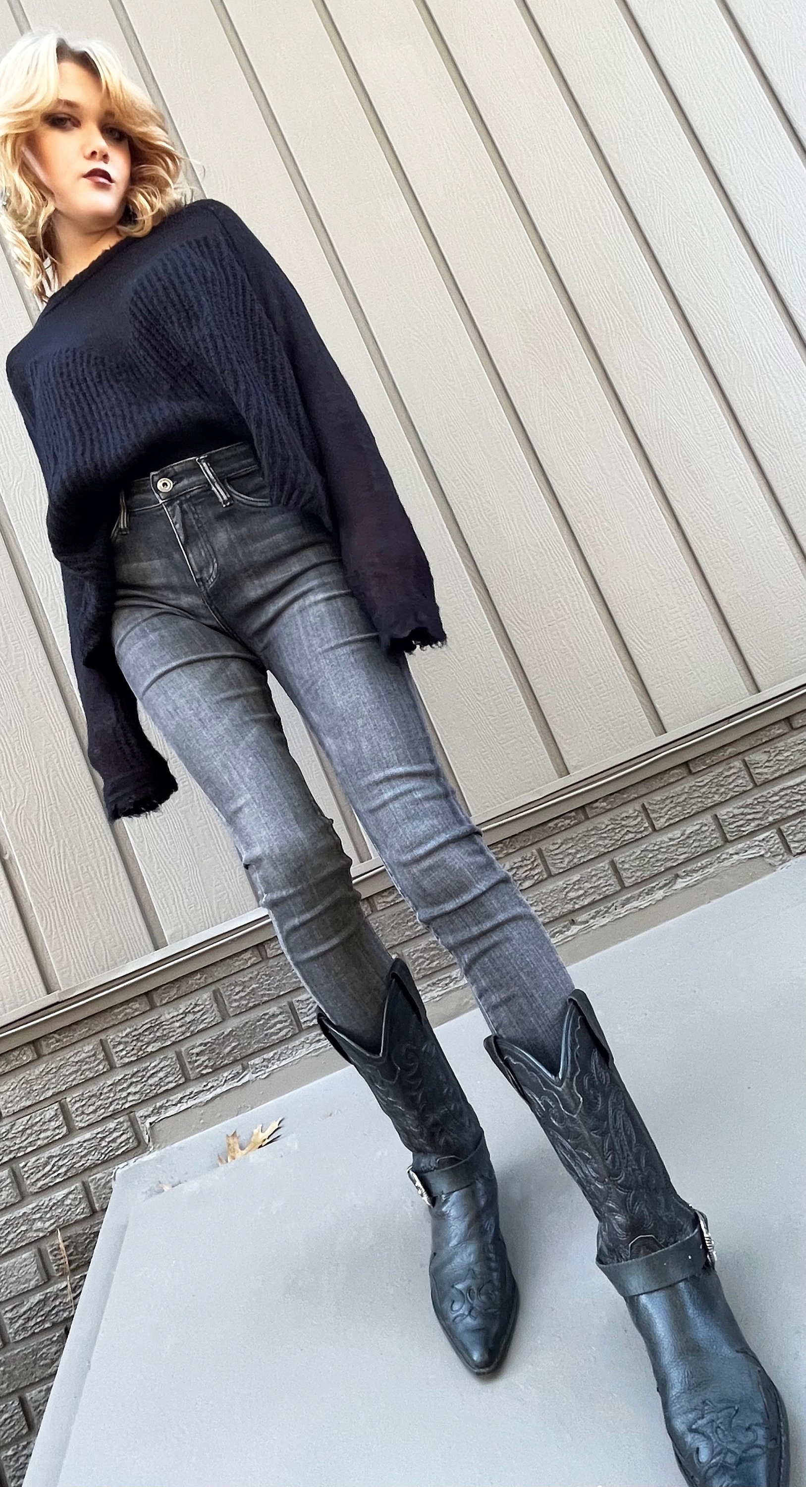 Semi Sheer Knit Sweater Etsy