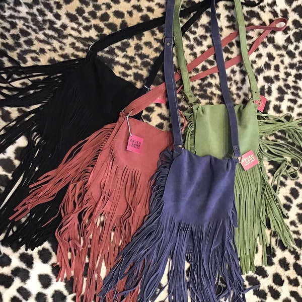 Suede Fringe Etsy