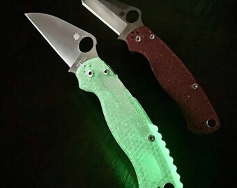 Knife not included Custome scales for Spyderco Paramilitary 2 Model 3D Line 
