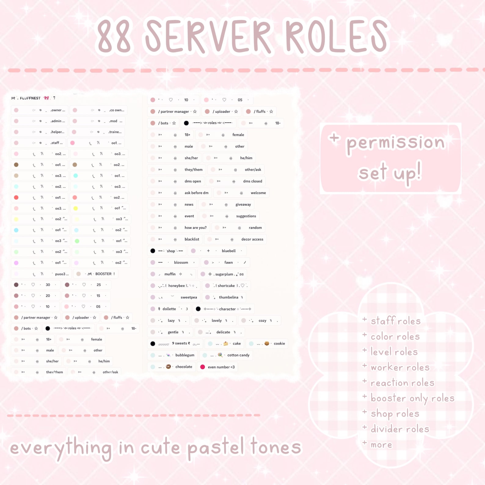 Cute Pink Discord Server Template (instant Download) - Etsy