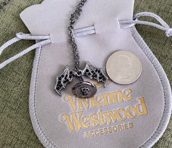 Vivienne Westwood Bat Wing Orb Necklace 