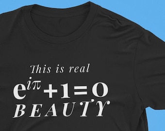 Math TShirt, Unisex Euler's Identity Tee, Math Teacher Gift, Science Shirt for Mathematics Lovers, Nerdy Shirt, Math Gift, Student Shirt.